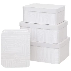 3S. x Home 4 Boîtes Polybox Beige Outlet