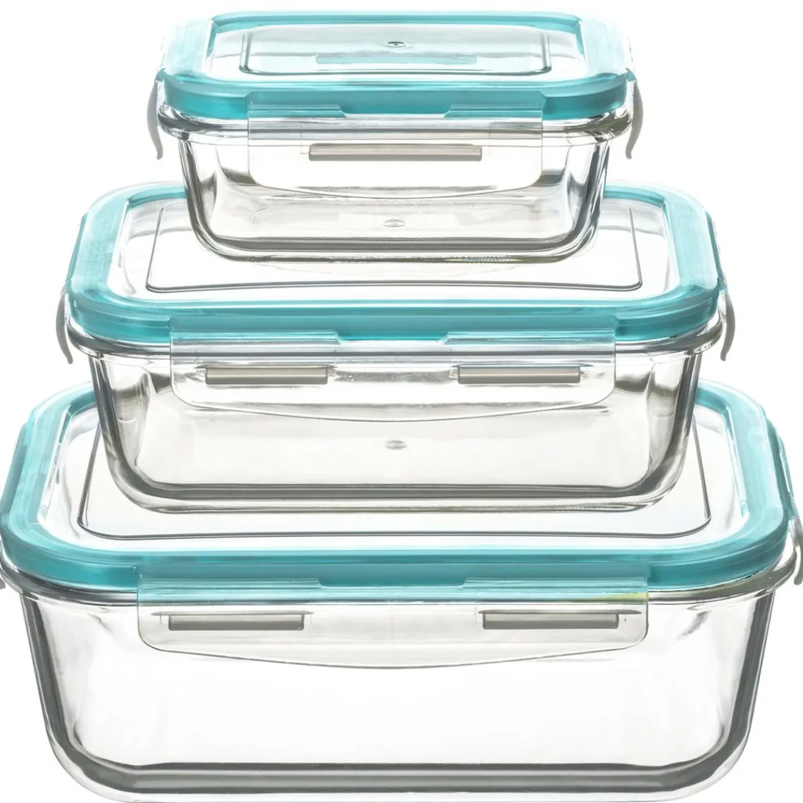 3S. x Home 3 grandes boîtes rectangulaire de conservation Outlet