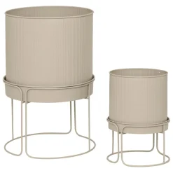 3S. x Home 2 pots Beige Sale