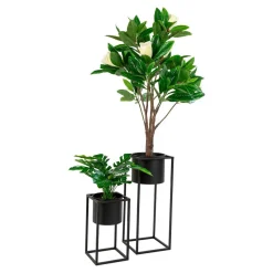 House Nordic 2 Pots de Fleur Noir LARMA Hot