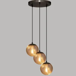 3S. x Home 3 suspensions Night en verre doré Sale