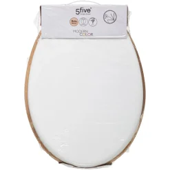 3S. x Home Abattant Bois + Zinc Modern Blanc Hot