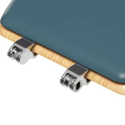 3S. x Home Abattant Bois + Zinc Pétrole Modern Bleu