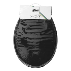 3S. x Home Abattant pour WC en Bois Noir Outlet