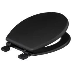 3S. x Home Abattant pour WC en Bois Noir Outlet