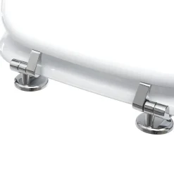 3S. x Home Abattant WC bois 18' + zinc blanc Discount