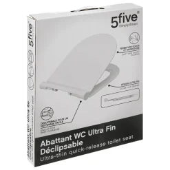 3S. x Home Abattant WC ultra fin blanc Discount