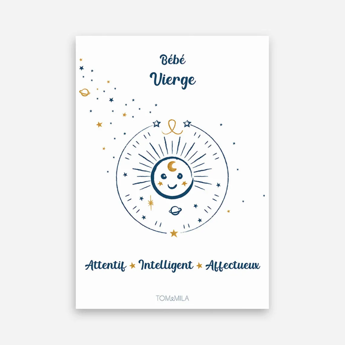 Tom & Mila Affiche de décoration bébé Vierge Online