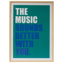 3S. x Home Affiche encadrée Darius cèdre Vert Hot