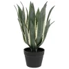 3S. x Home Agave artificielle en plastique H55cm vert Best