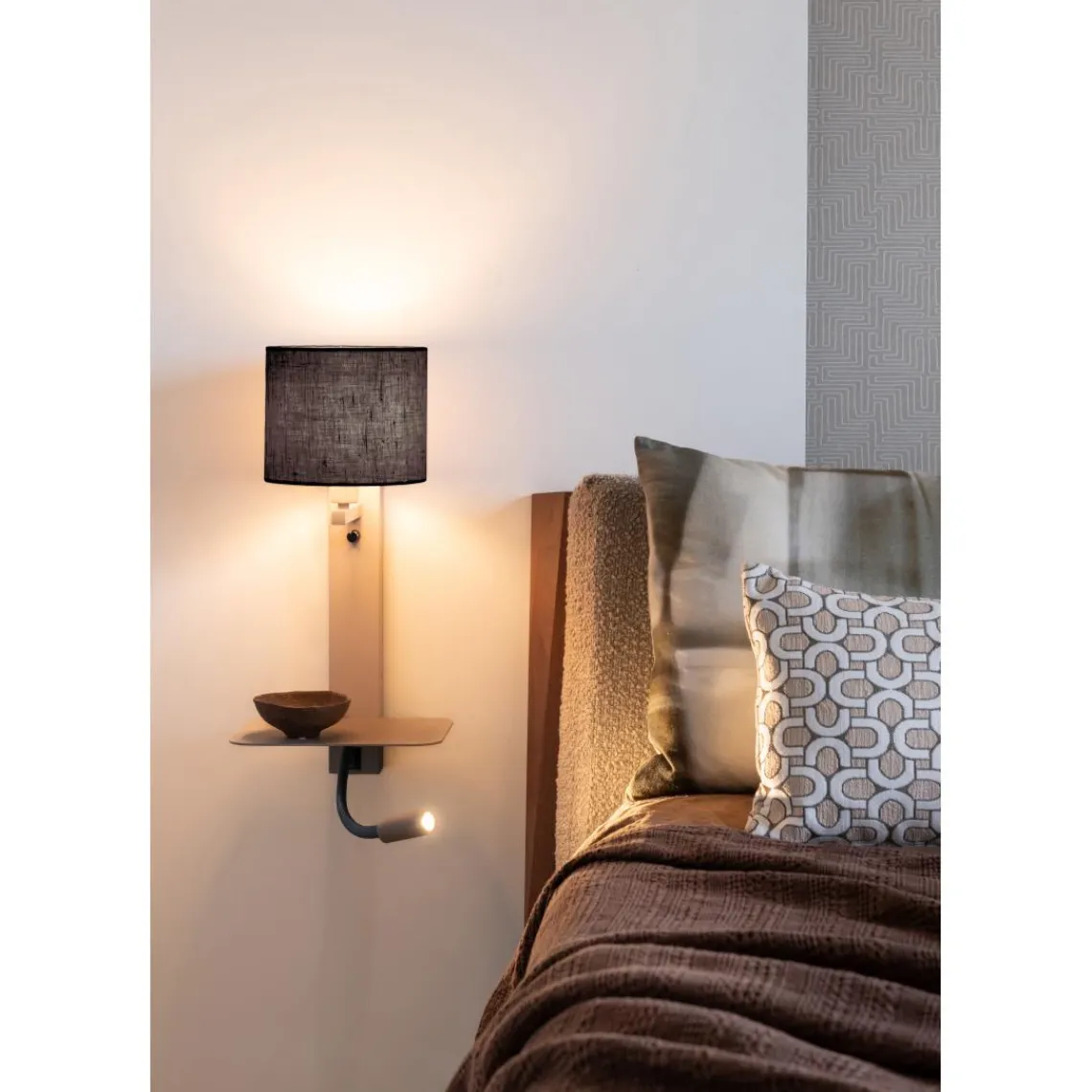 It s About Romi Applique Florence liseuse sable abat-jour noir Online