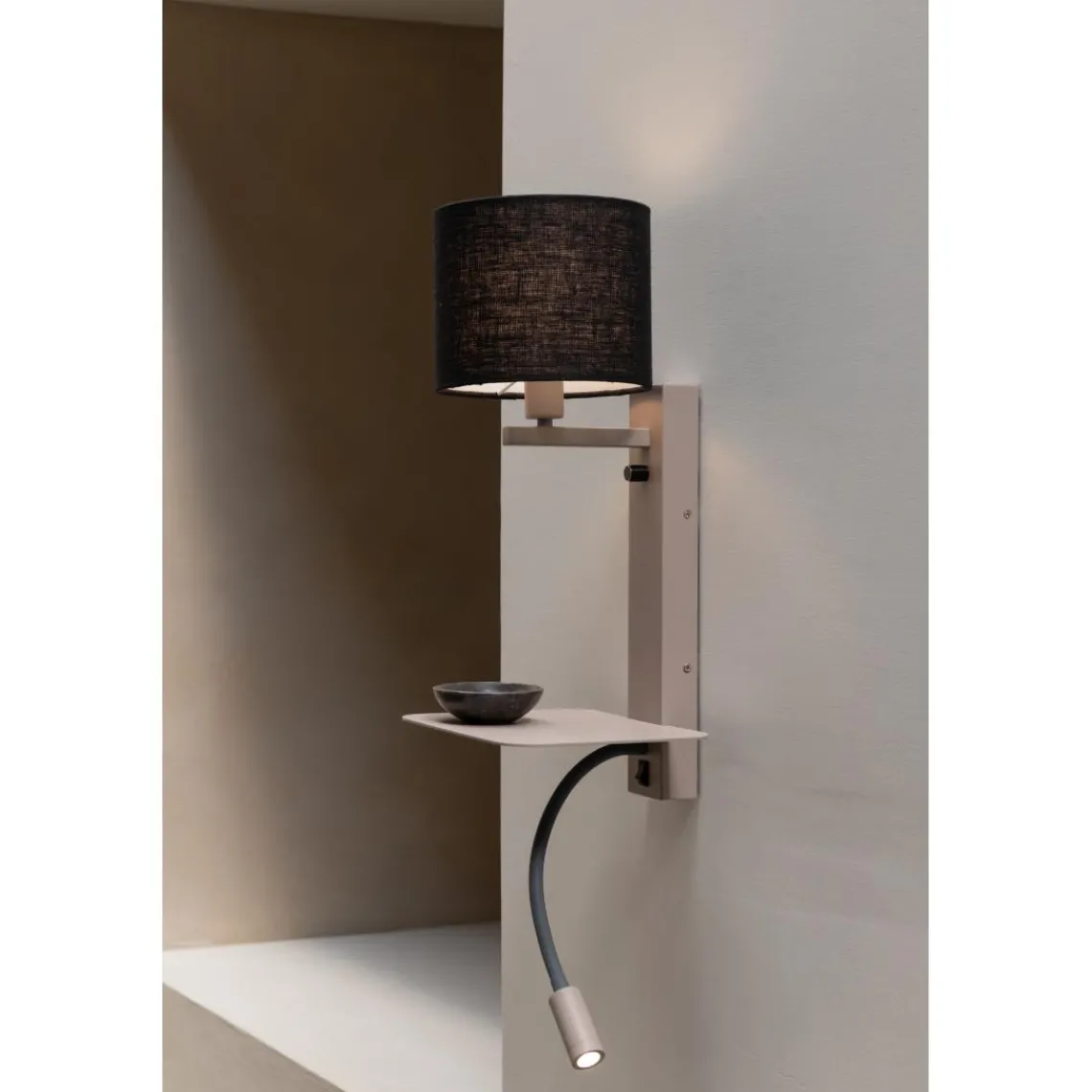 It s About Romi Applique Florence liseuse sable abat-jour noir Online