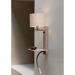 It s About Romi Applique Florence liseuse sable abat-jour lin clair New