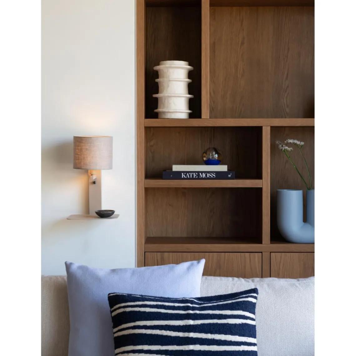 It s About Romi Applique Florence sable abat-jour lin clair New