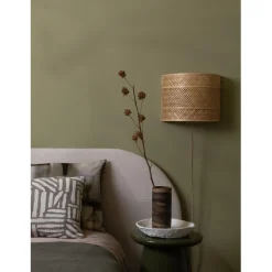 Good & Mojo Applique murale Langkawi bambou abat-jour naturel Discount