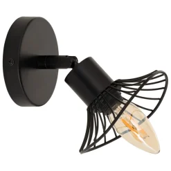 3S. x Home Applique murale/plafonnier Adelia noir Clearance