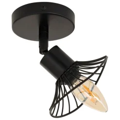 3S. x Home Applique murale/plafonnier Adelia noir Clearance