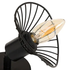 3S. x Home Applique murale/plafonnier Adelia noir Clearance