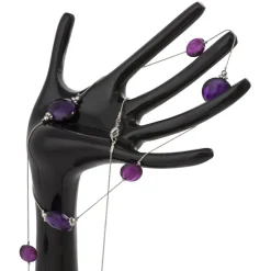 ALTEREGO Arbre à bijoux 'MANO' en aluminium peint noir Hot