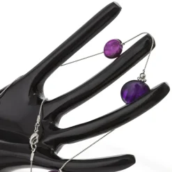 ALTEREGO Arbre à bijoux 'MANO' en aluminium peint noir Hot