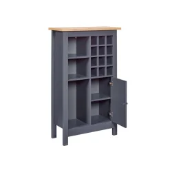 3S. x Home Armoire à bouteilles NELLINA coloris anthracite Discount