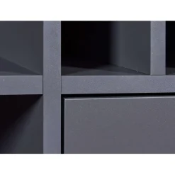 3S. x Home Armoire à bouteilles NELLINA coloris anthracite Discount