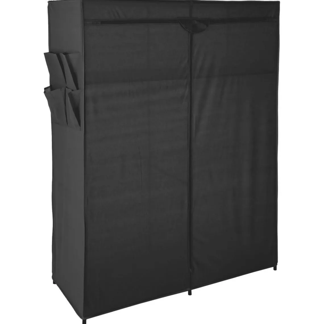 3S. x Home Armoire 2 penderies gris New