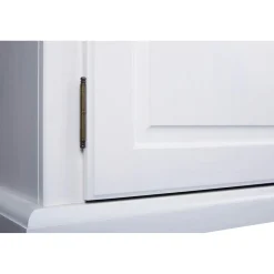 3S. x Home Armoire 2 Portes 2 Tiroirs Blanche PACO Best