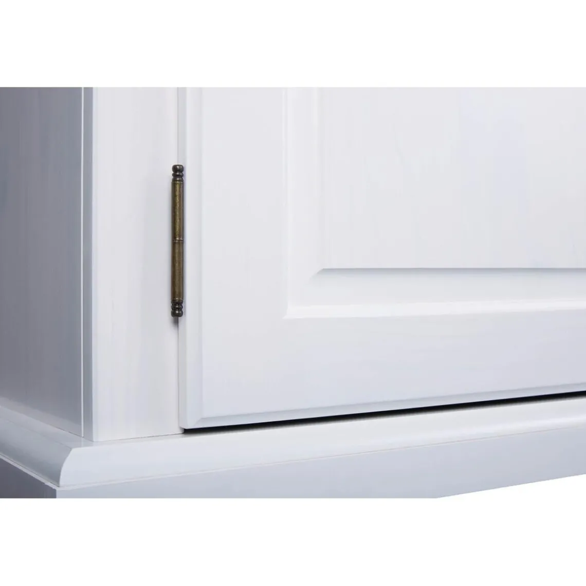 3S. x Home Armoire 2 Portes 2 Tiroirs Blanche PACO Best