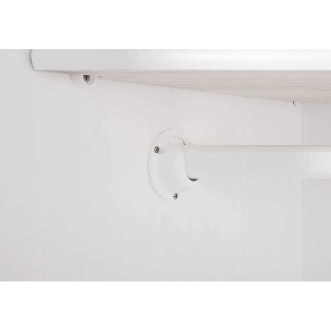 3S. x Home Armoire 2 Portes 2 Tiroirs Blanche PACO Best