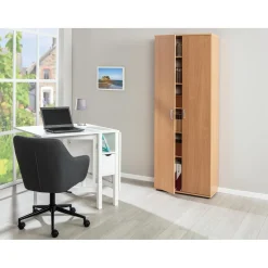 3S. x Home Armoire 2 portes chêne TREVA Clearance