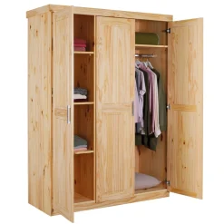 3S. x Home Armoire 3 portes en Pin massif SPEL Online