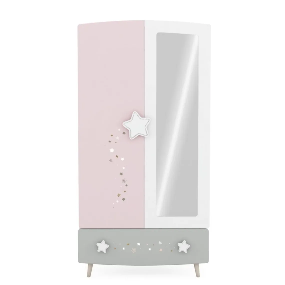 3 SUISSES Armoire 2 portes et miroir étoiles Online