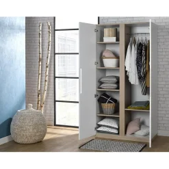 3S. x Home Armoire 2 portes NOMADE Discount