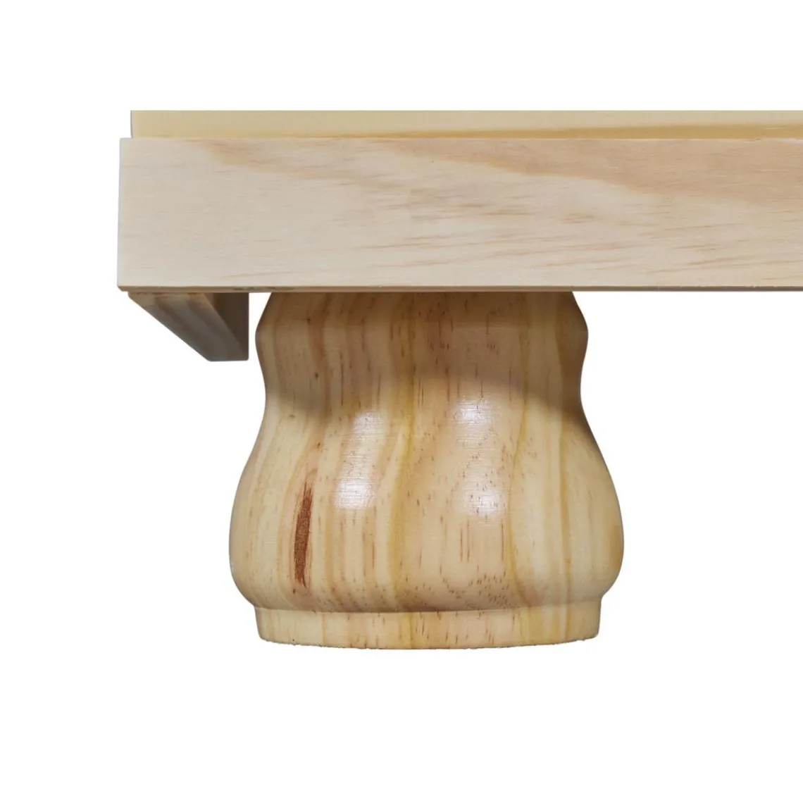 3S. x Home Armoire 4 étagères 1 penderie en Pin Massif LEBOSA Online