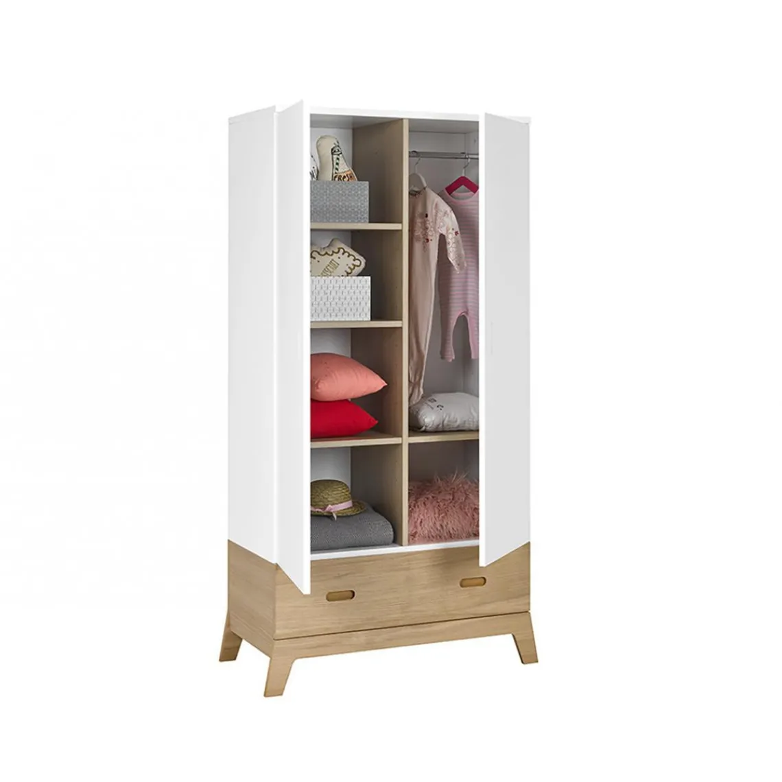 3S. x Home Armoire ARCHIPEL Blanc Discount