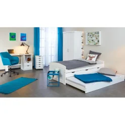 3S. x Home Armoire blanc 2 portes AKOON Clearance