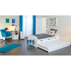 3S. x Home Armoire blanc 2 portes AKOON Clearance