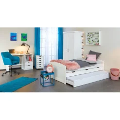 3S. x Home Armoire blanc 2 portes AKOON Clearance