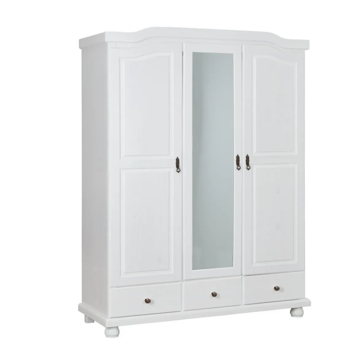 3S. x Home Armoire Blanc 3 portes KARPOA New