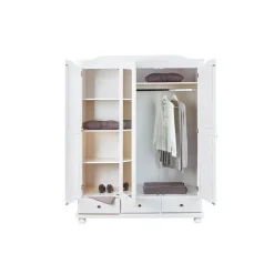 3S. x Home Armoire Blanc 3 portes KARPOA New