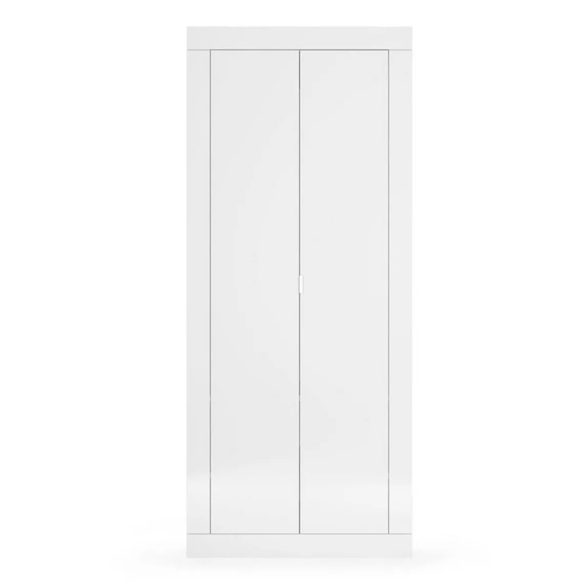 3S. x Home Armoire de rangement salle de bain 2 Portes Miroir 5 étagères L70 x H195 cm