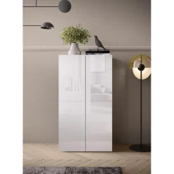 3S. x Home Armoire de stockage 2 portes multifonctionnelle Sale