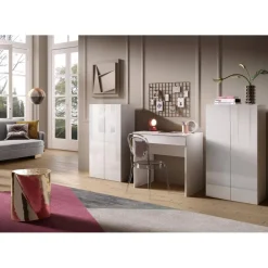 3S. x Home Armoire de stockage 2 portes multifonctionnelle Sale