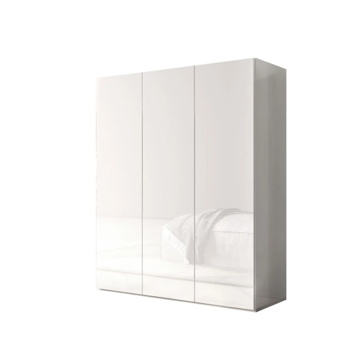 3S. x Home Armoire derangement 3 portes 8 étagères reglable Discount