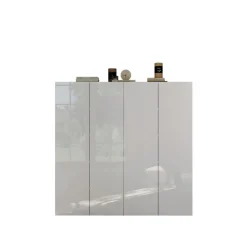 3S. x Home Armoire derangement 4 portes 8 étagères reglable Clearance