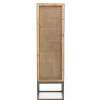 Macabane Armoire métal 1 porte cannage - DORIA Discount