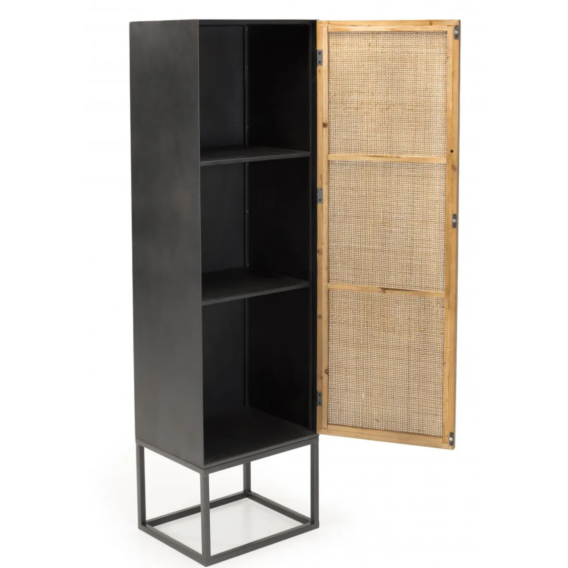 Macabane Armoire métal 1 porte cannage - DORIA Discount