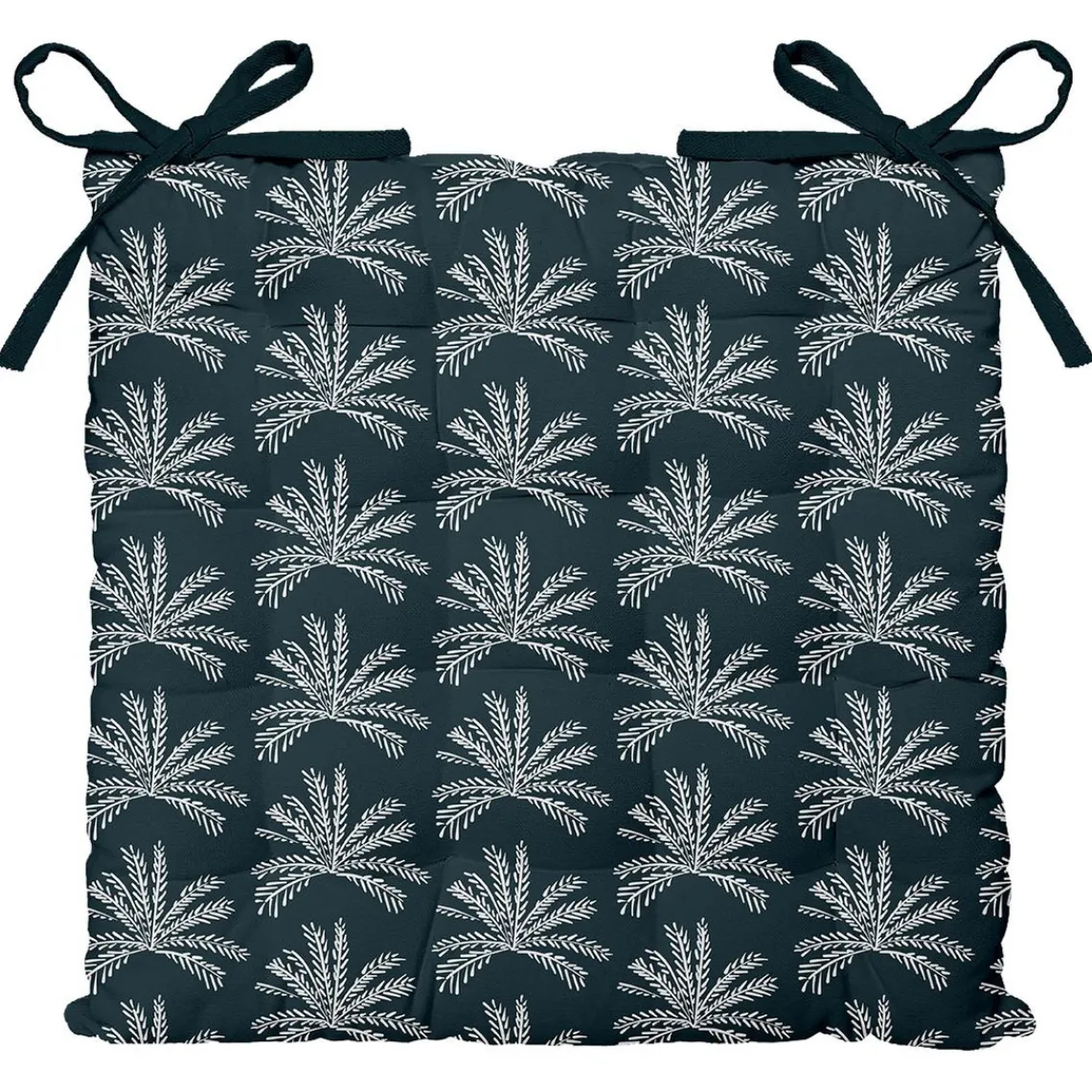 Today Assise matelassée PALMERAIE Vert en Coton New