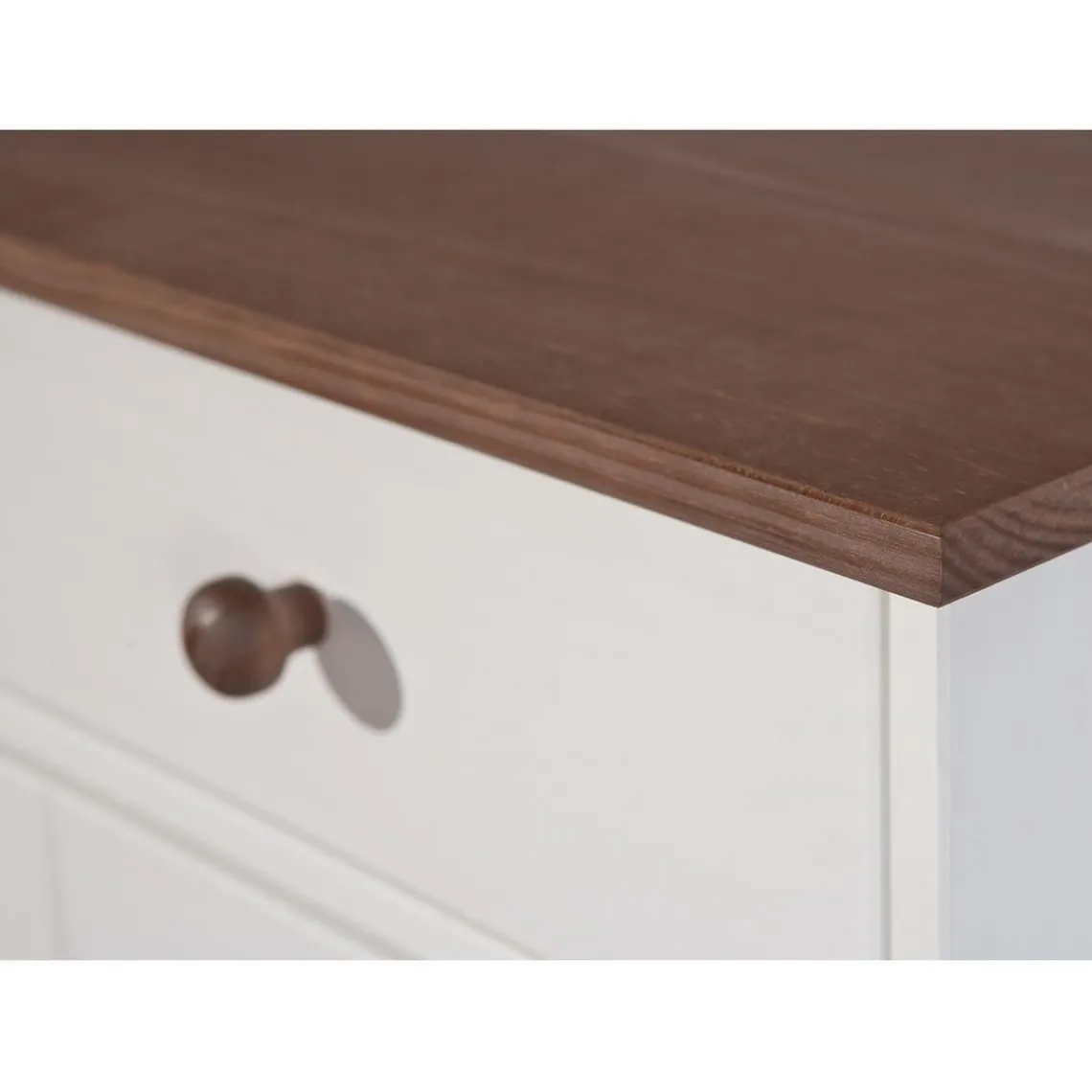 3S. x Home Bahut Bas en Pin Massif JIRA New